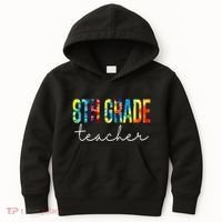 8th Grade Teacher Tie Dye Appreciation Day Back To School Kids Hoodie thumb 0