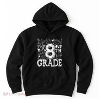 8th Grade Typography Team Teacher Back To School Hoodie thumb 0