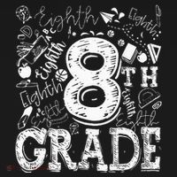 8th Grade Typography Team Teacher Back To School Coaster thumb 2