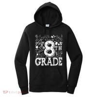 8th Grade Typography Team Teacher Back To School Women's Hoodie thumb 0