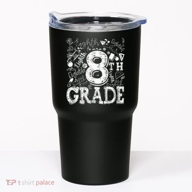 8th Grade Typography Team Teacher Back To School Tumbler