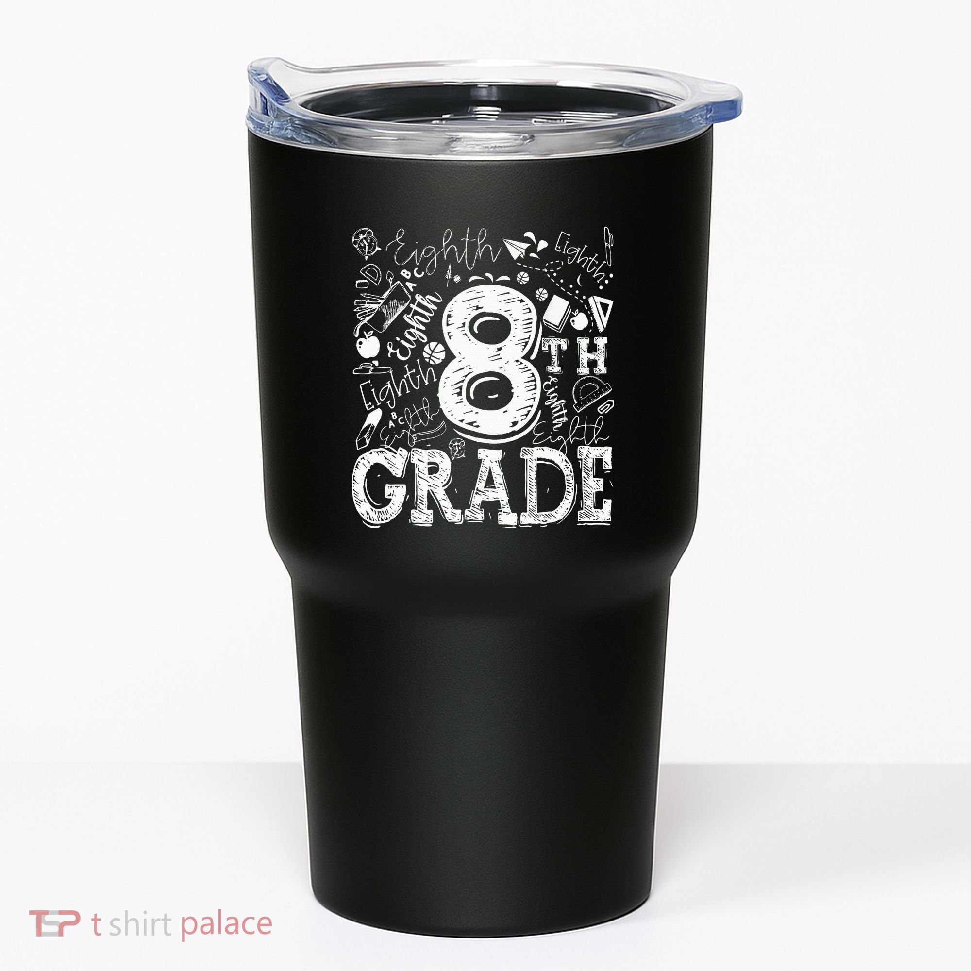 8th Grade Typography Team Teacher Back To School Tumbler