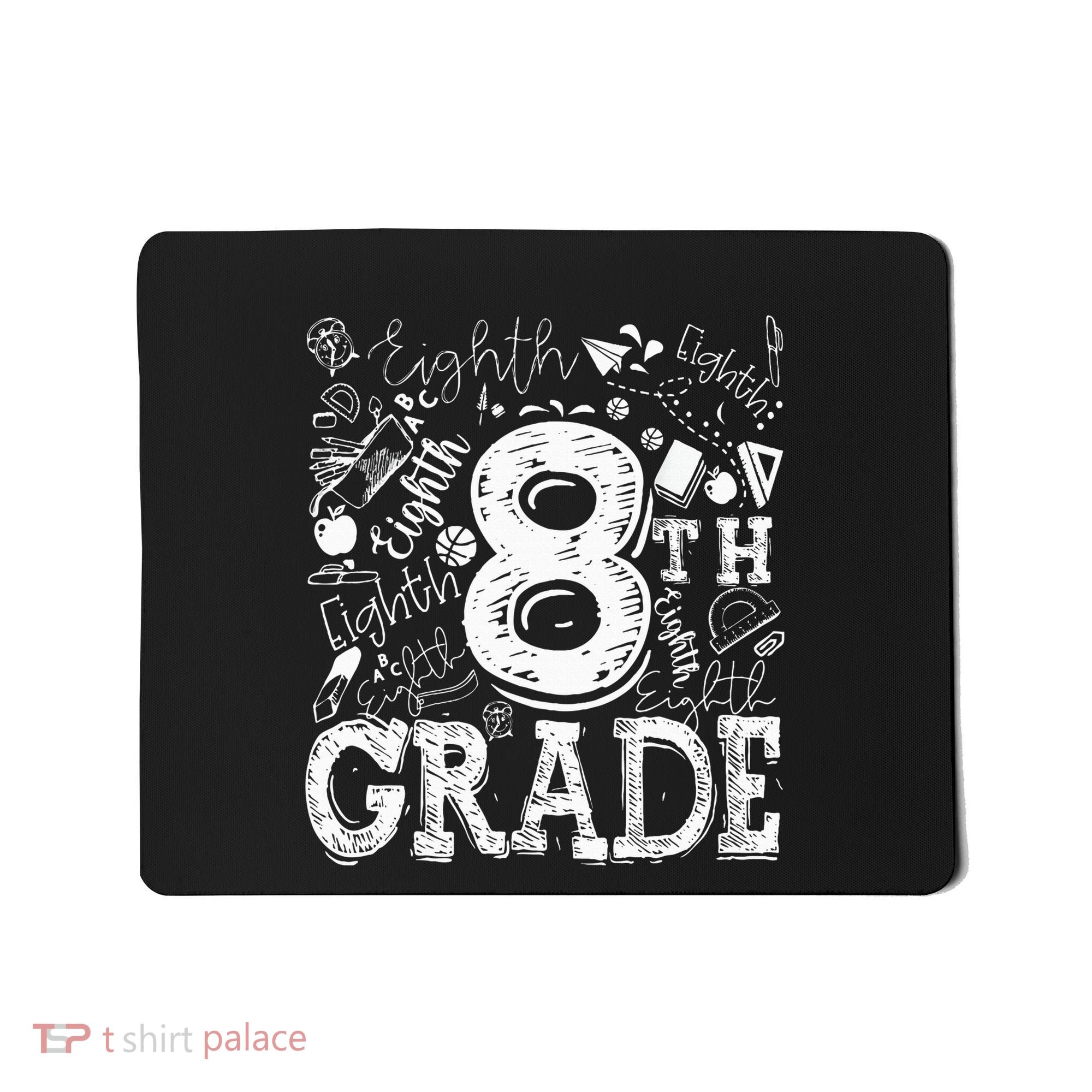 8th Grade Typography Team Teacher Back To School Mousepad