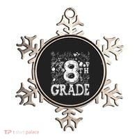 8th Grade Typography Team Teacher Back To School Ornament thumb 0