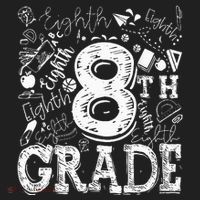 8th Grade Typography Team Teacher Back To School Hat thumb 2
