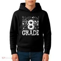 8th Grade Typography Team Teacher Back To School Kids Hoodie thumb 4