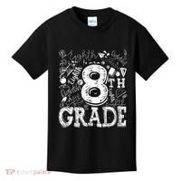 8th Grade Typography Team Teacher Back To School Kids T-Shirt thumb 0
