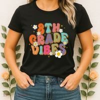 8th Grade Vibes Back To School Teacher First Day Of School Women's T-Shirt thumb 2