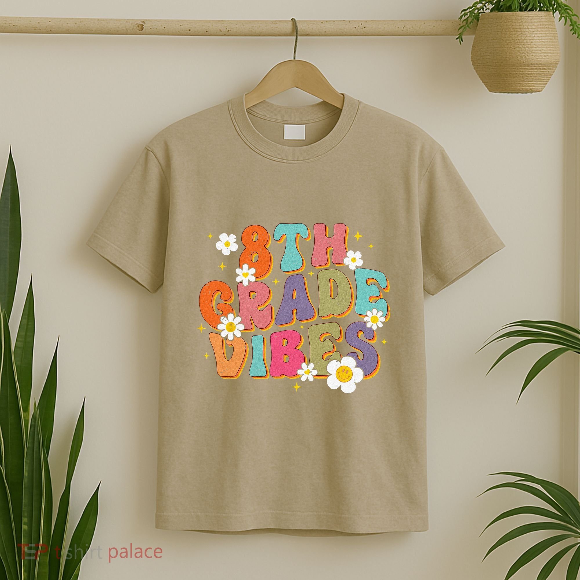 8th Grade Vibes Back To School Teacher First Day Of School T-Shirt