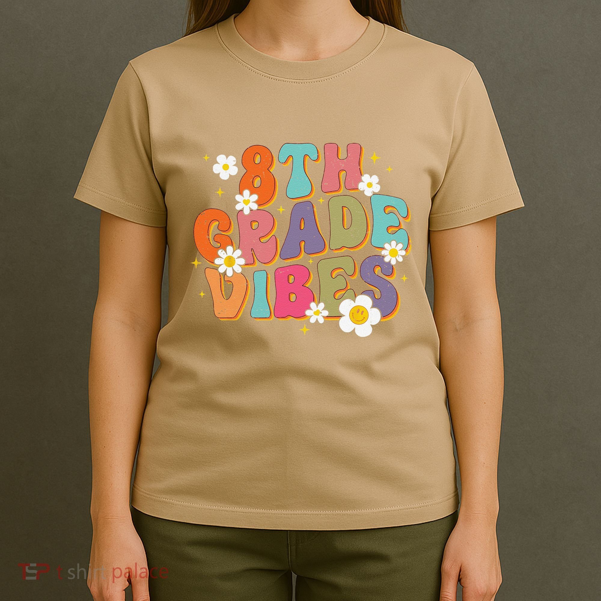 8th Grade Vibes Back To School Teacher First Day Of School T-Shirt