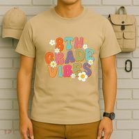 8th Grade Vibes Back To School Teacher First Day Of School T-Shirt thumb 6