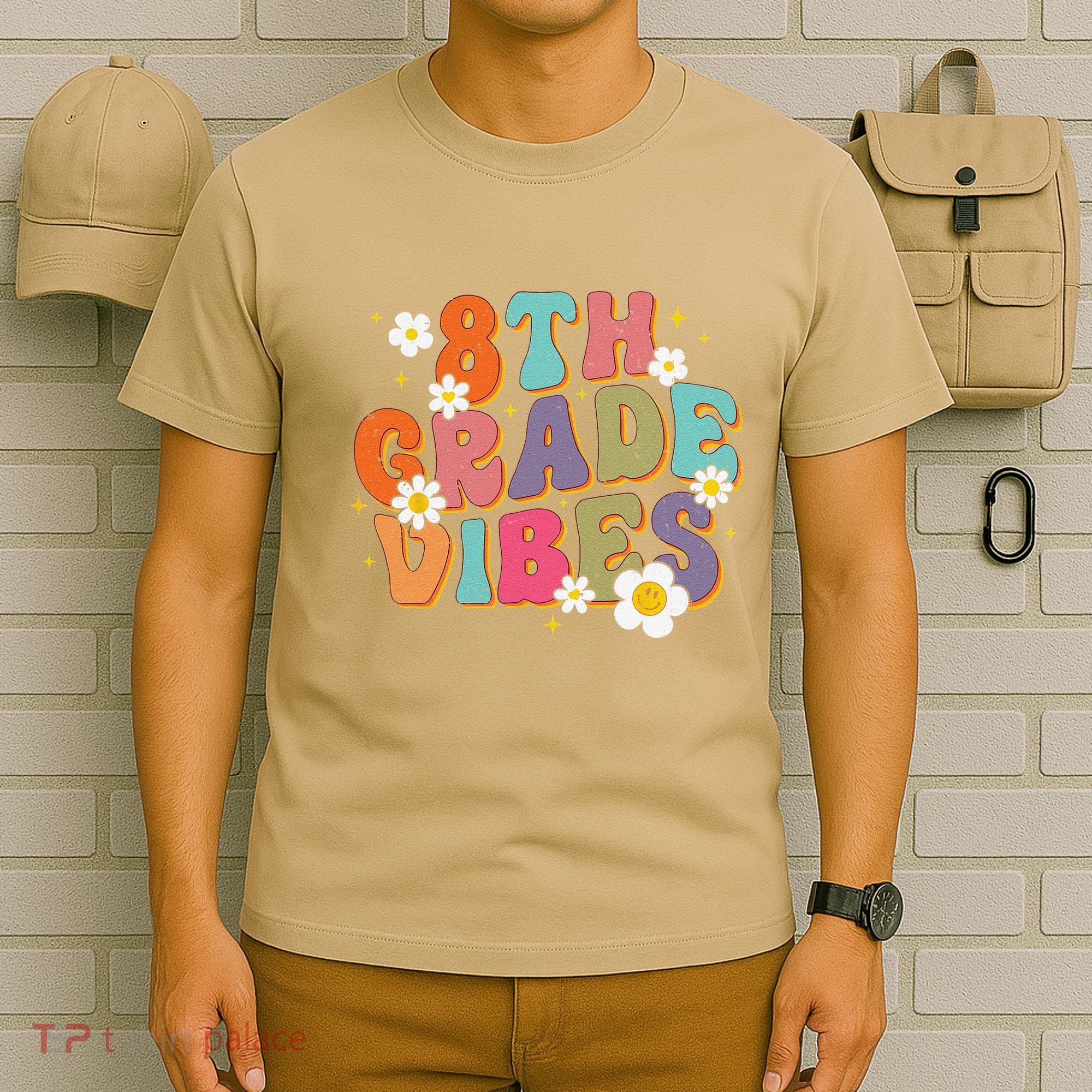 8th Grade Vibes Back To School Teacher First Day Of School T-Shirt