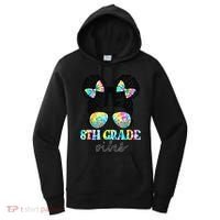 8th Grade Vibes Messy Hair Bun Girl Back To School First Day Women's Hoodie thumb 0