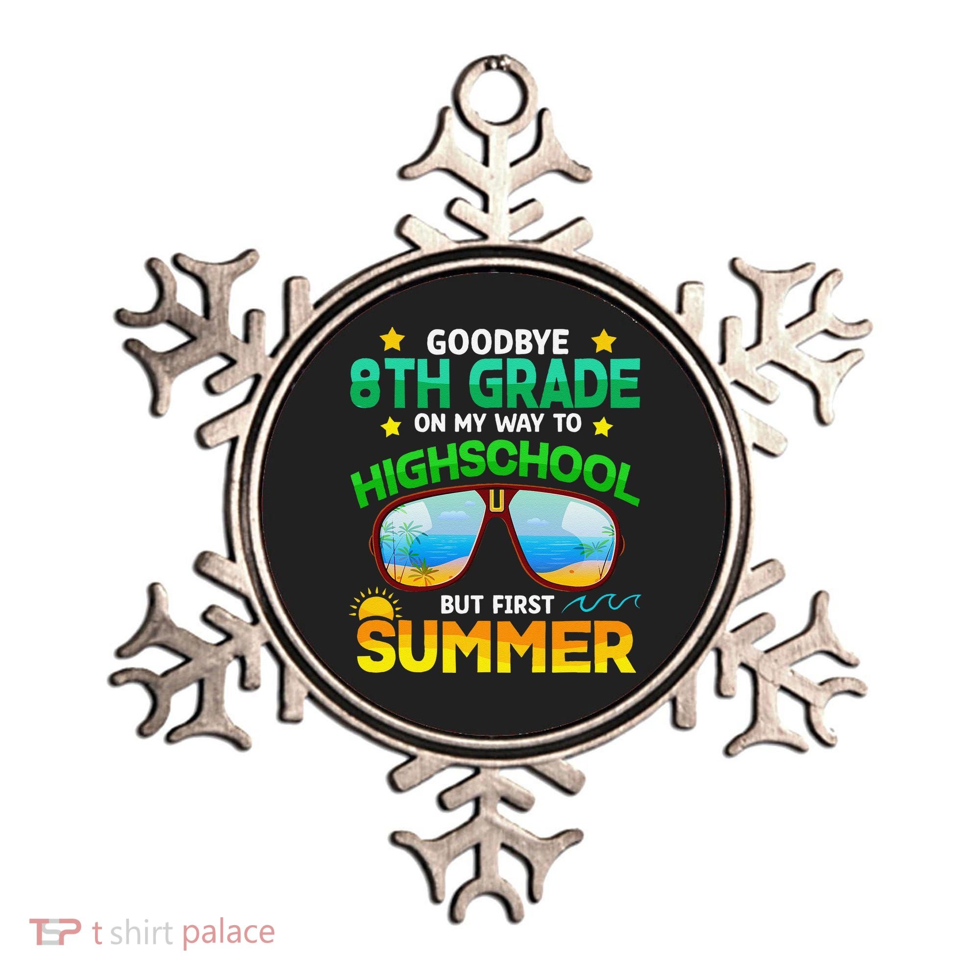 8th Grade Way To High School Grade First Summer Graduation Ornament