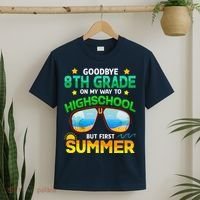 8th Grade Way To High School Grade First Summer Graduation T-Shirt thumb 2