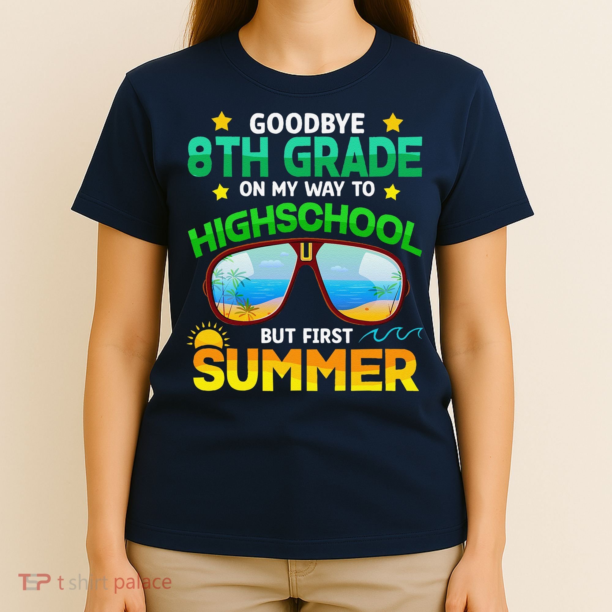 8th Grade Way To High School Grade First Summer Graduation T-Shirt
