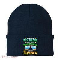 8th Grade Way To High School Grade First Summer Graduation Beanie thumb 0