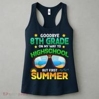 8th Grade Way To High School Grade First Summer Graduation Women's Tank Top thumb 3