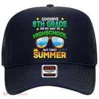 8th Grade Way To High School Grade First Summer Graduation Hat thumb 0