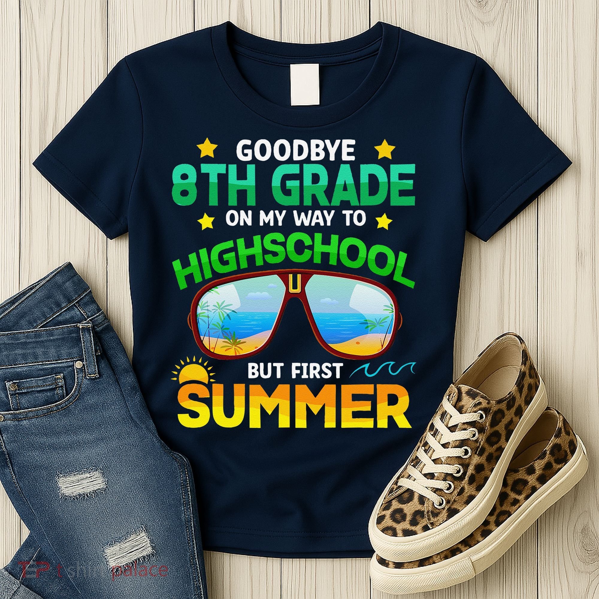 8th Grade Way To High School Grade First Summer Graduation Women's T-Shirt