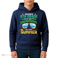 8th Grade Way To High School Grade First Summer Graduation Kids Hoodie thumb 4