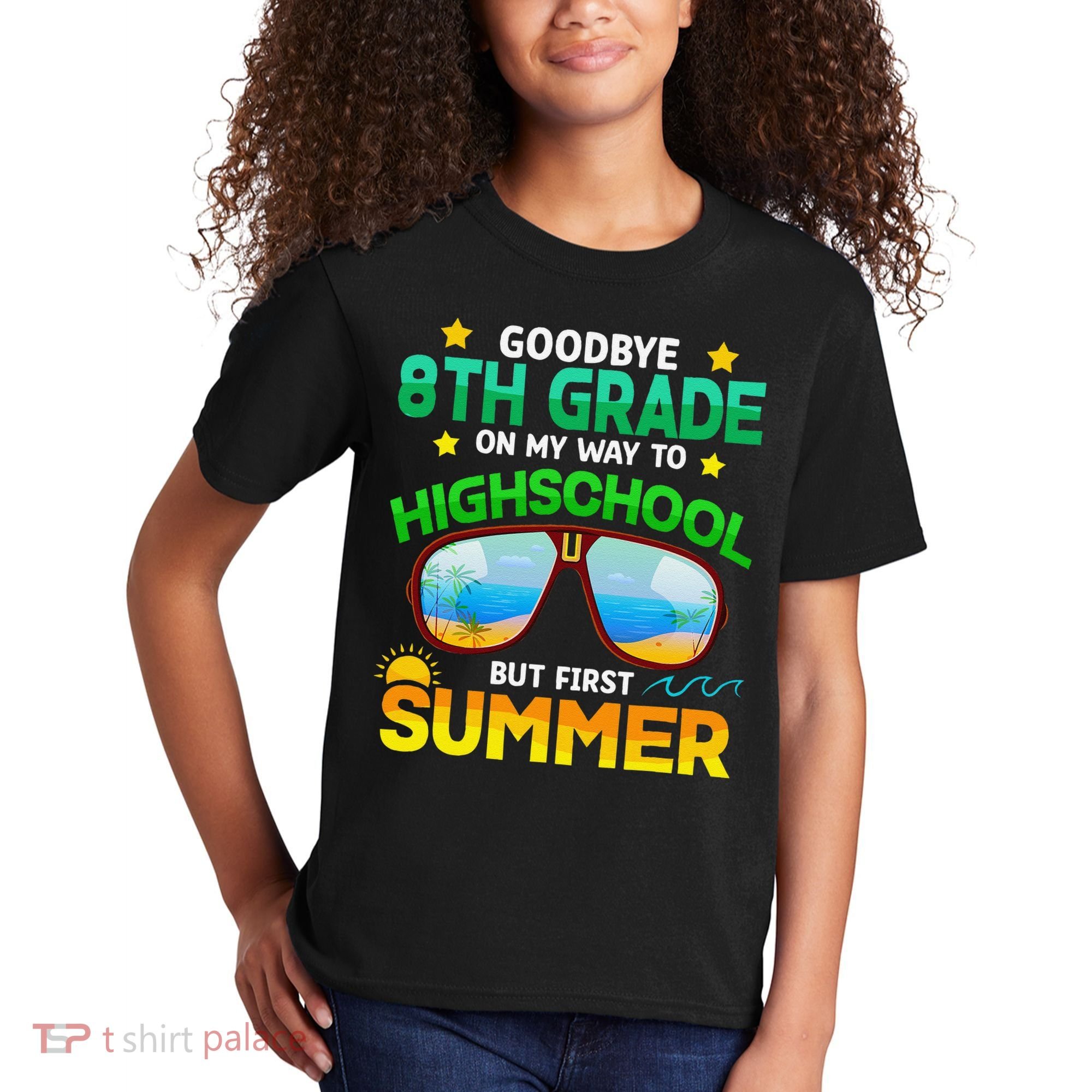 8th Grade Way To High School Grade First Summer Graduation Kids T-Shirt