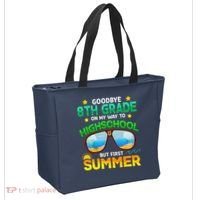 8th Grade Way To High School Grade First Summer Graduation Tote Bag thumb 2