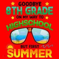 8th Grade Way To High School Grade First Summer Graduation Santa Hat thumb 1