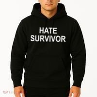 8am In Charlotte Hate Survivor Hoodie thumb 2