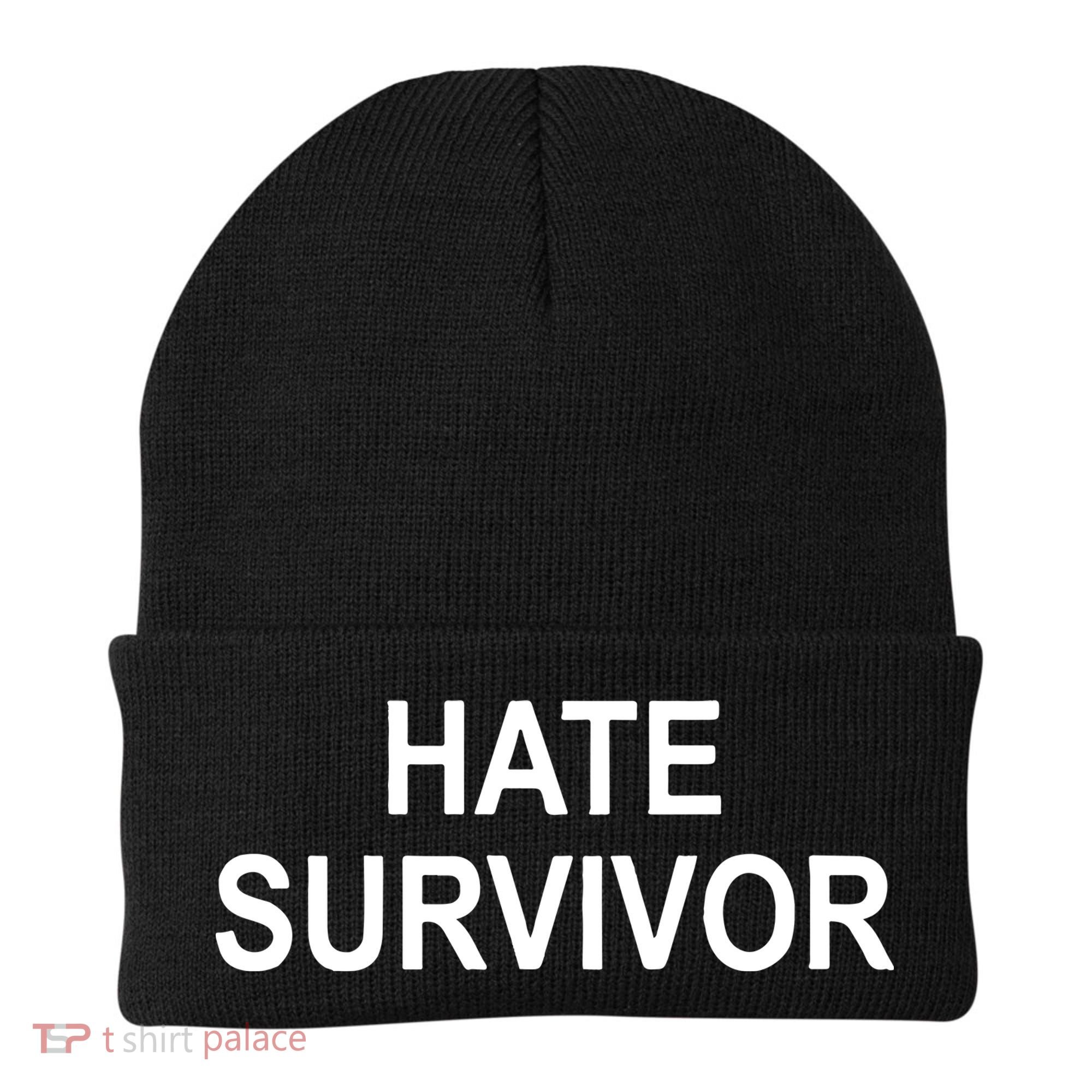 8am In Charlotte Hate Survivor Beanie