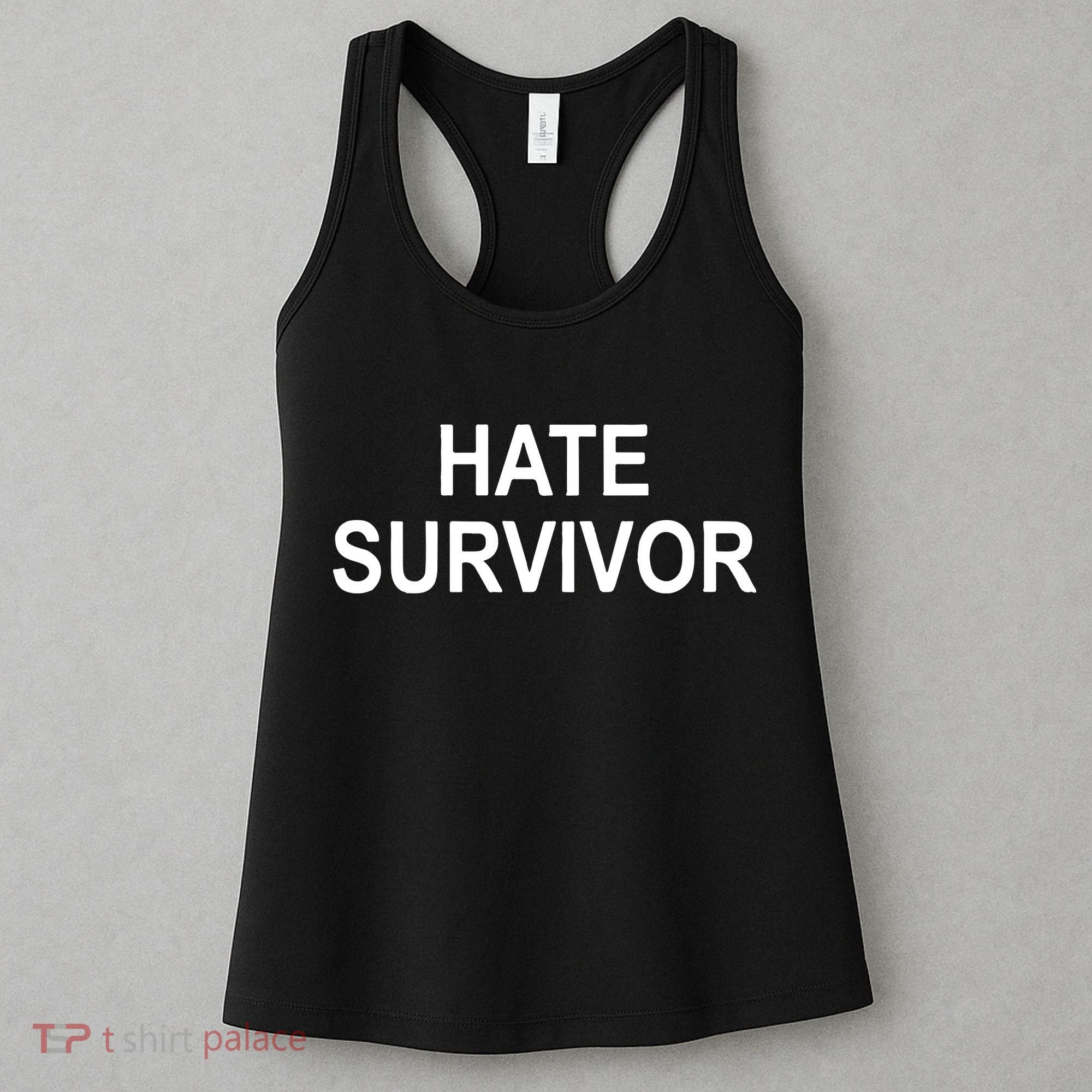 8am In Charlotte Hate Survivor Women's Tank Top