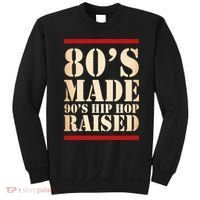 80's Made 90's Hip Hop Raised Retro Sweatshirt thumb 0