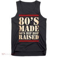 80's Made 90's Hip Hop Raised Retro Tank Top thumb 0