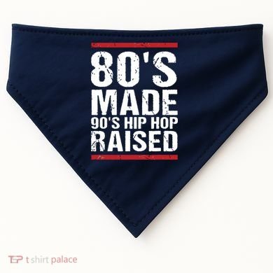 80s Made 90s Hip Hop Raised Apparel USA-Made Doggie Bandana