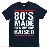 80s Made 90s Hip Hop Raised Apparel T-Shirt thumb 0