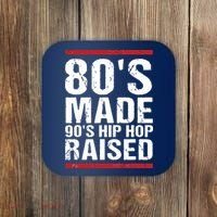 80s Made 90s Hip Hop Raised Apparel Coaster thumb 0
