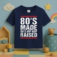 80s Made 90s Hip Hop Raised Apparel Toddler T-Shirt thumb 3