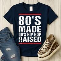 80s Made 90s Hip Hop Raised Apparel Women's T-Shirt thumb 3
