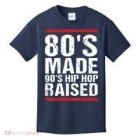 80s Made 90s Hip Hop Raised Apparel Kids T-Shirt thumb 0