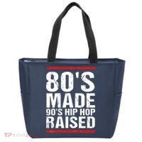 80s Made 90s Hip Hop Raised Apparel Tote Bag thumb 0
