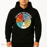 80s Music Retro Lyrics Pie Chart You May Ask Yourself Retro Hoodie thumb 2