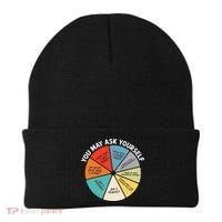 80s Music Retro Lyrics Pie Chart You May Ask Yourself Retro Beanie thumb 0