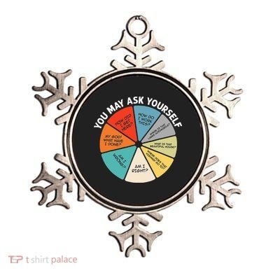 80s Music Retro Lyrics Pie Chart You May Ask Yourself Retro Ornament