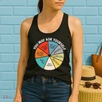 80s Music Retro Lyrics Pie Chart You May Ask Yourself Retro Women's Tank Top thumb 2