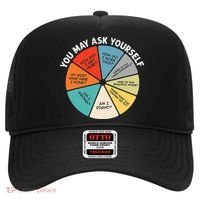 80s Music Retro Lyrics Pie Chart You May Ask Yourself Retro Hat thumb 0