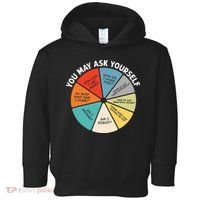 80s Music Retro Lyrics Pie Chart You May Ask Yourself Retro Toddler Hoodie thumb 0