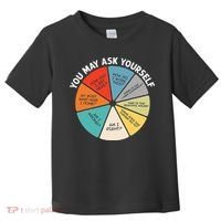 80s Music Retro Lyrics Pie Chart You May Ask Yourself Retro Toddler T-Shirt thumb 0