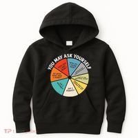 80s Music Retro Lyrics Pie Chart You May Ask Yourself Retro Kids Hoodie thumb 0