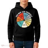 80s Music Retro Lyrics Pie Chart You May Ask Yourself Retro Kids Hoodie thumb 4