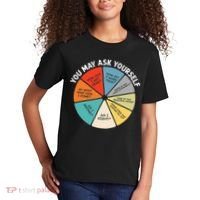 80s Music Retro Lyrics Pie Chart You May Ask Yourself Retro Kids T-Shirt thumb 2